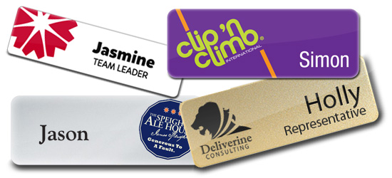 name badge sample images